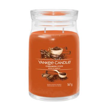 YANKEE CANDLE -  GIARA GRANDE 2 STOPPINI CINNAMON STICK