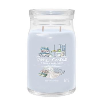 YANKEE CANDLE -  GIARA GRANDE 2 STOPPINI CALM AND QUIET PLACE