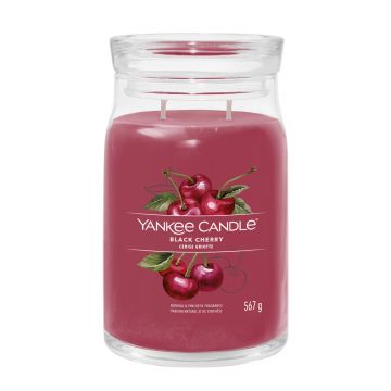 YANKEE CANDLE -  GIARA GRANDE 2 STOPPINI BLACK CHERRY