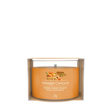 YANKEE CANDLE - CANDELA VOTIVE IN VETRO FARM FRESH PEACH