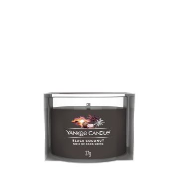 YANKEE CANDLE - CANDELA VOTIVE IN VETRO BLACK COCONUT