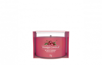 YANKEE CANDLE - CANDELA VOTIVE IN VETRO BLACK CHERRY