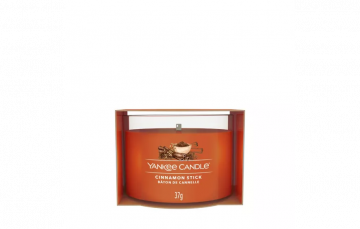 YANKEE CANDLE - CANDELA VOTIVE IN VETRO CINNAMON STICK