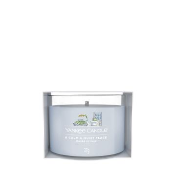 YANKEE CANDLE - CANDELA VOTIVE IN VETRO CALM AND QUIET PLACE