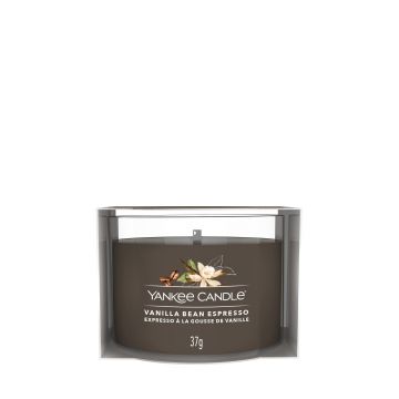 YANKEE CANDLE - CANDELA VOTIVE IN VETRO VANILLA BEAN ESPRESSO