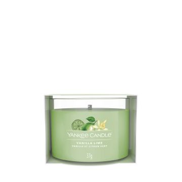 YANKEE CANDLE - CANDELA VOTIVE IN VETRO VANILLA LIME