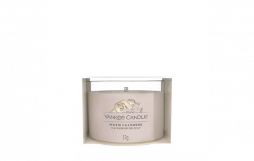 YANKEE CANDLE - CANDELA VOTIVE IN VETRO WARM CASHMERE