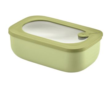 GUZZINI - CONTENITORE RETTANGOLARE STORE AND MORE BIO 20X12 H. 7CM VERDE