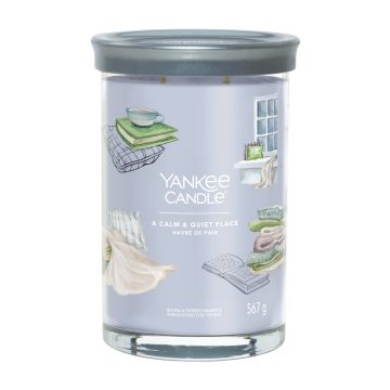 YANKEE CANDLE -  TUMBLER GRANDE 2 STOPPINI CALM AND QUIET PLACE