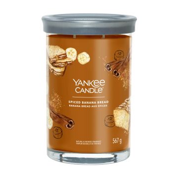 YANKEE CANDLE - TUMBLER GRANDE 2 STOPPINI SPICED BANANA BREAD