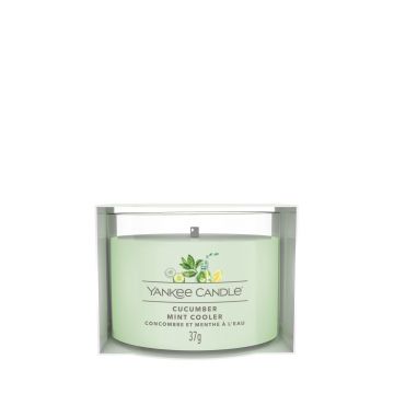 YANKEE CANDLE - CANDELA VOTIVE IN VETRO CUCUMBER MINT COOLER