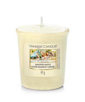 YANKEE CANDLE - CANDELA SAMPLER BANOFFEE WAFFLE