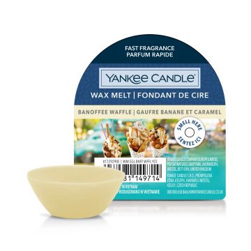 YANKEE CANDLE - TART DI CERA DA FONDERE  BANOFFEE WAFFLE