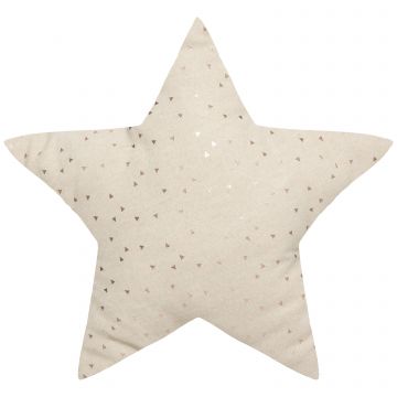 CUSCINO A STELLA BERLINGOT DIAM. 40CM SPESSORE 10CM COLOR BEIGE 