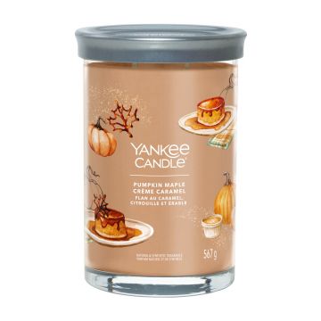 YANKEE CANDLE - TUMBLER GRANDE 2 STOPPINI PUMPKIN MAPLE CREME CARAMEL