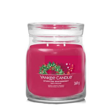 YANKEE CANDLE - GIARA MEDIA 2 STOPPINI SPARKING WINTERBERRY XMAS