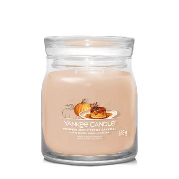 YANKEE CANDLE - GIARA MEDIA 2 STOPPINI PUMPKIN MAPLE CREME CARAMEL