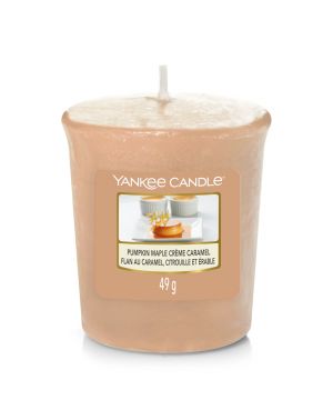 YANKEE CANDLE - CANDELA SAMPLER PUMPKIN MAPLE CREME CARAMEL