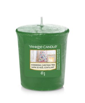 YANKEE CANDLE - CANDELA SAMPLER SHIMMERING CHRISTMAS TREE XMAS