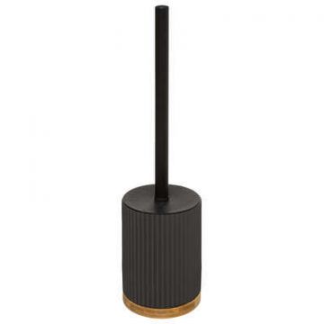 LINEA MODERN - PORTASCOPINO NERO E NATURALE 