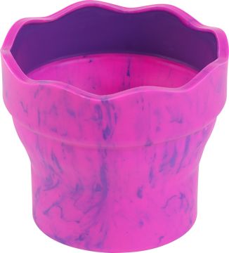 FABER CASTELL - VASCHETTA PER ACQUA CLIC&GO VIOLA MARMO