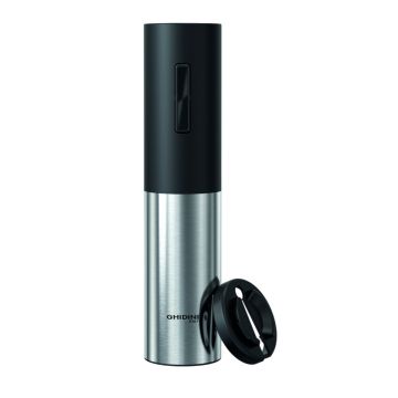 LEVATAPPI ELETTRICO RICARICABILE CON TAGLIACAPSULE LINEA SOMMELIER