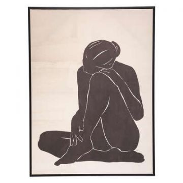 QUADRO IN MDF CON DONNA 58X78CM
