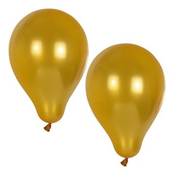 SET 10 PALLONCINO 25CM ORO