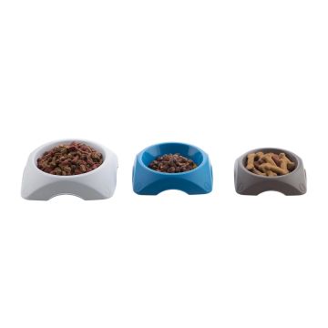 CIOTOLA PER CANI E GATTI IN PLASTICA 0.6LT ASSORTITO