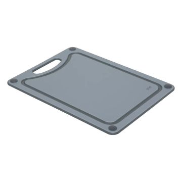 TAGLIERE IN POLIPROPILENE LINEA NEO 37X27.5 H.0.9CM GRIGIO