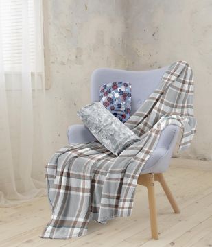 PLAID ESSENTIAL FLANNEL 130X160CM