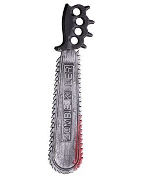 MOTOSEGA ZOMBIE INSAGUINATO H. 50CM