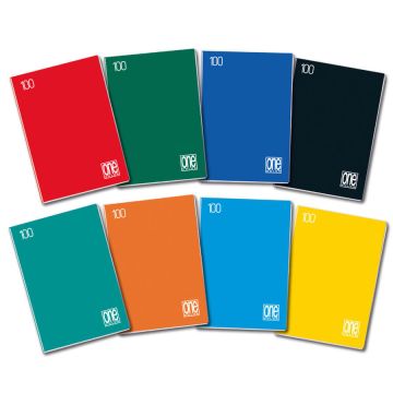ONE COLOR - QUADERNO MAXI 18+1 FOGLI A4 QUADRETTI 1a 2a e 3a elem. ASS.