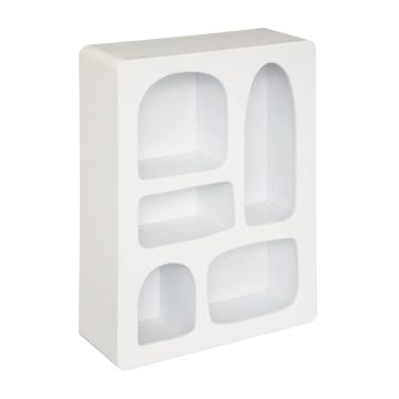 SCAFFALE A MURO DOLCE RIVIERA IN LEGNO 45.5X15.5CM H 65.5CM
