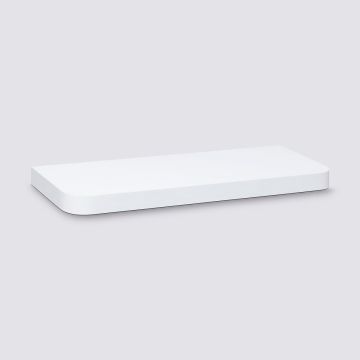 MENSOLA MURALE ARROTONDATA FIXY 60X23.5 IN MDF BIANCO