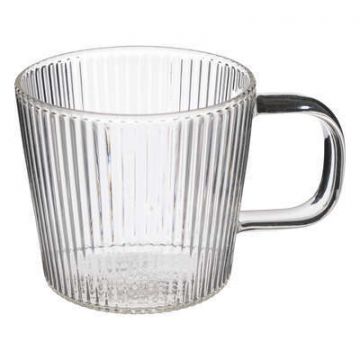 TAZZINA DA CAFFE' IN VETRO BOROSILICATO LINEA NALA 15CL