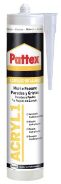 PATTEX SILICONE ACRYL1 MURI E FESSURE BIANCO 300ml