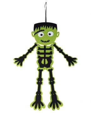SCHELETRO FRANKENSTEIN DA APPENDERE IN FELTRO H. 50CM