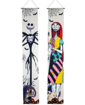 SET 2 BANNER IN TESSUTO NBXMAS 180X30CM