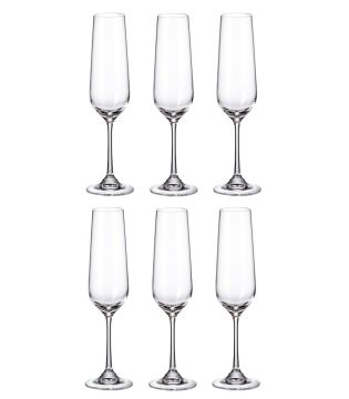 SET 6 CALICI FLUTE BOHEMIA RESERVE 200ML