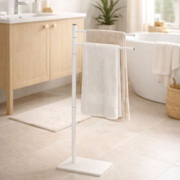 LINEA DIANA - PIANTANA PORTA ASCIUGAMANI BIANCO