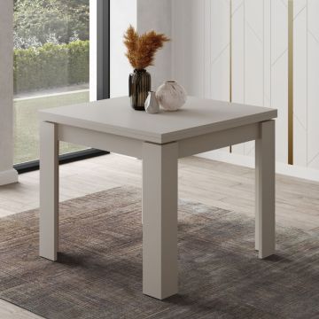 TAVOLO A LIBRO MOD. ULRICH CM 90X90 CACHEMIRE
