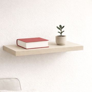 MENSOLA SLIM 20CM 40X20 SPESSORE 1.8CM FRASSINO BIANCO