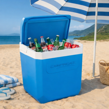 CAMPINGAZ - GHIACCIAIA ICETIME PLUS 30LT CM 41X32 H.47 AZZURRO