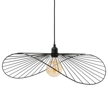 LAMPADARIO ADELIA DIAM. 58CM IN METALLO NERO 