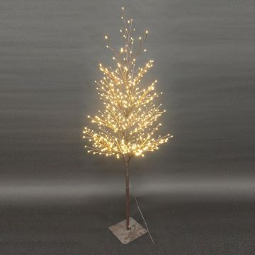 ALBERO LUMINOSO 580 LED BIANCO CALDO 65X150CM 