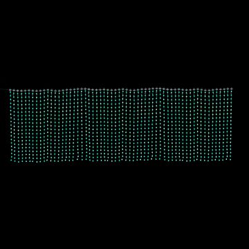 TENDA SMART 1200 LED MULTICOLOR 3X1MT CON TELECOMANDO E TRASFORMATORE
