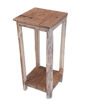 FIORIERA 26X26X61CM IN LEGNO NATURALE 