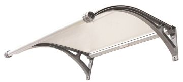 PENSILINA CM 100X120 CON LUCE LED TRASPARENTE E GRIGIO 