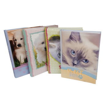 NOTABENE - DIARIO 12 MESI SWEET PETS 13X17,8 CM ASSORTITO